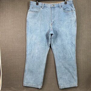 Duluth Trading Co Mens Size 40x30 Relaxed Fit Blue Denim Jeans Cotton